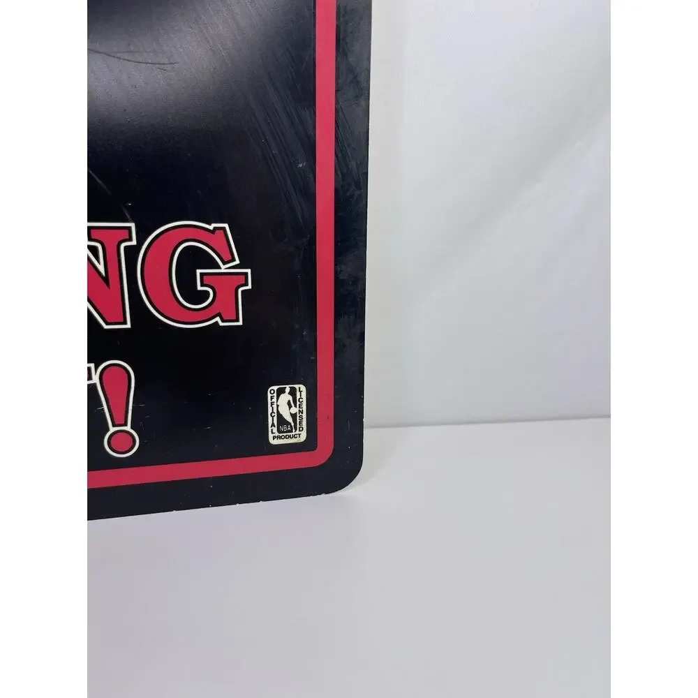 Vintage Chicago Bulls Fans Parking Only Sign NBA Licensed Tag Express